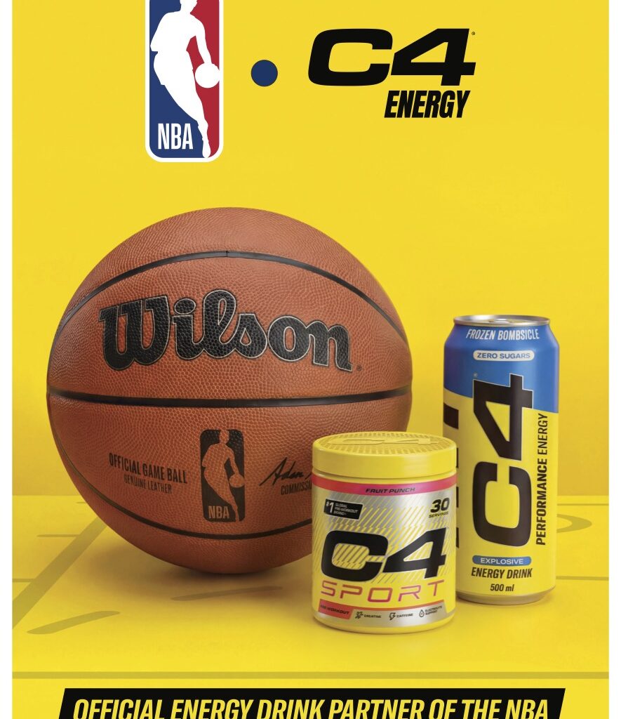 C4 Energy x NBA poster