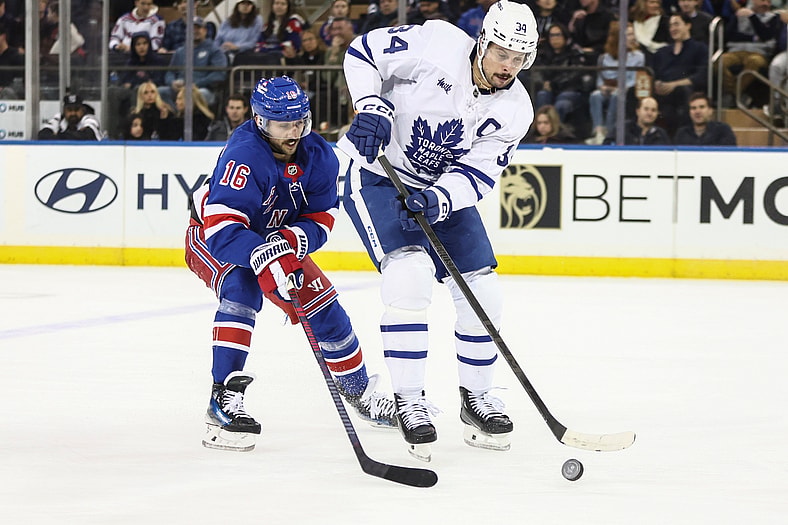 NHL: Toronto Maple Leafs at New York Rangers