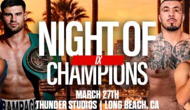 DMG Boxing Presents “Night of Champions IX” Fight Week in Long Beach LONG BEACH