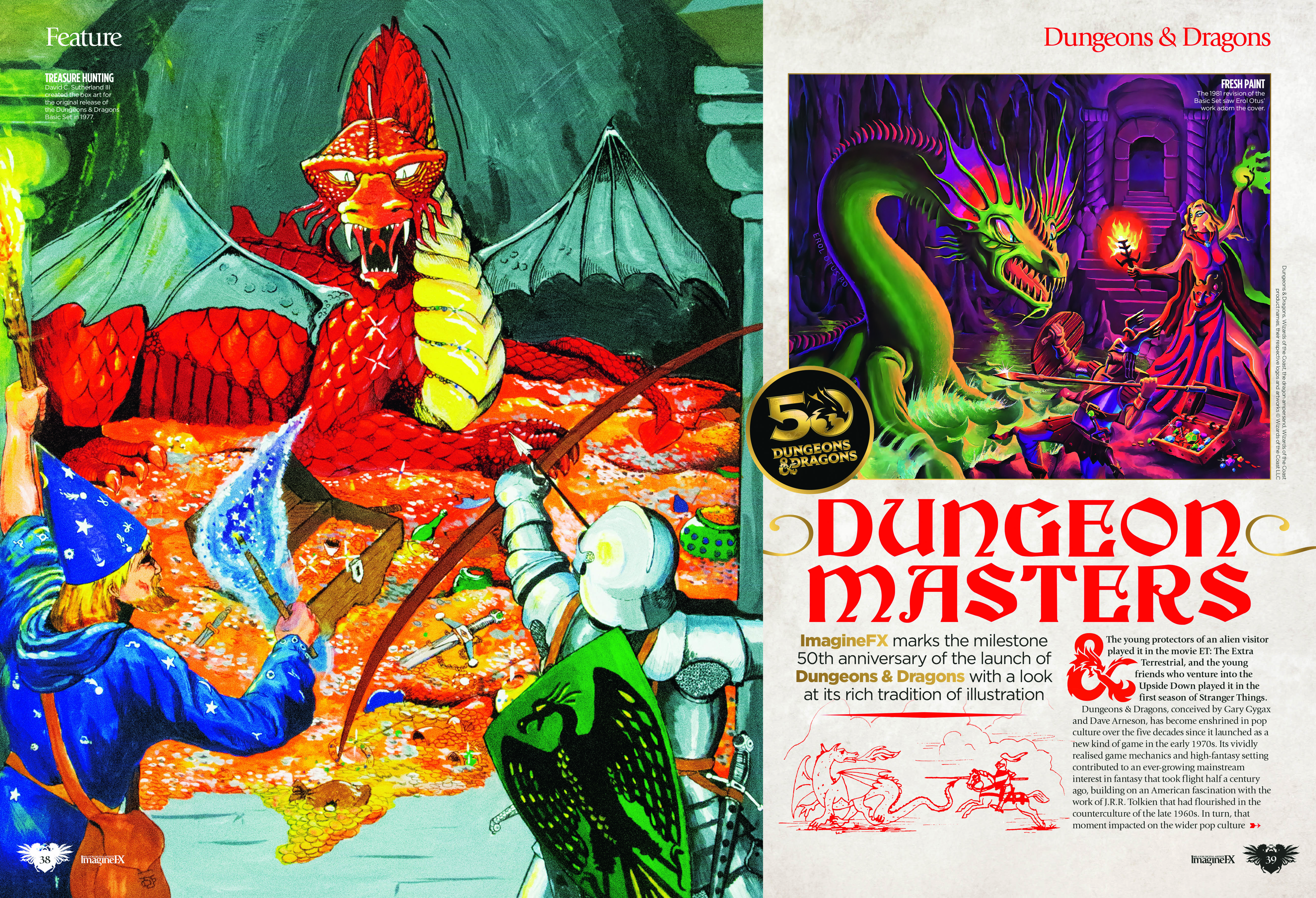 Pages from ImagineFX magazine