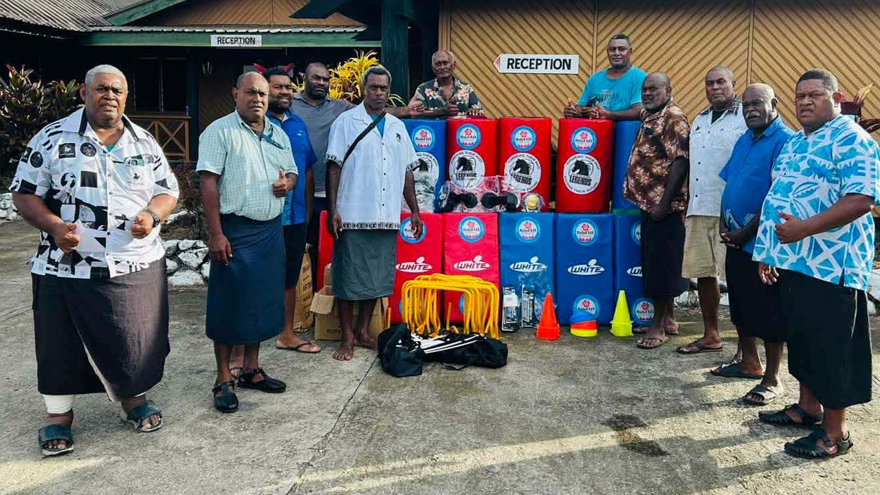 Nadroga Rugby boosted with new training equipment – FBC News