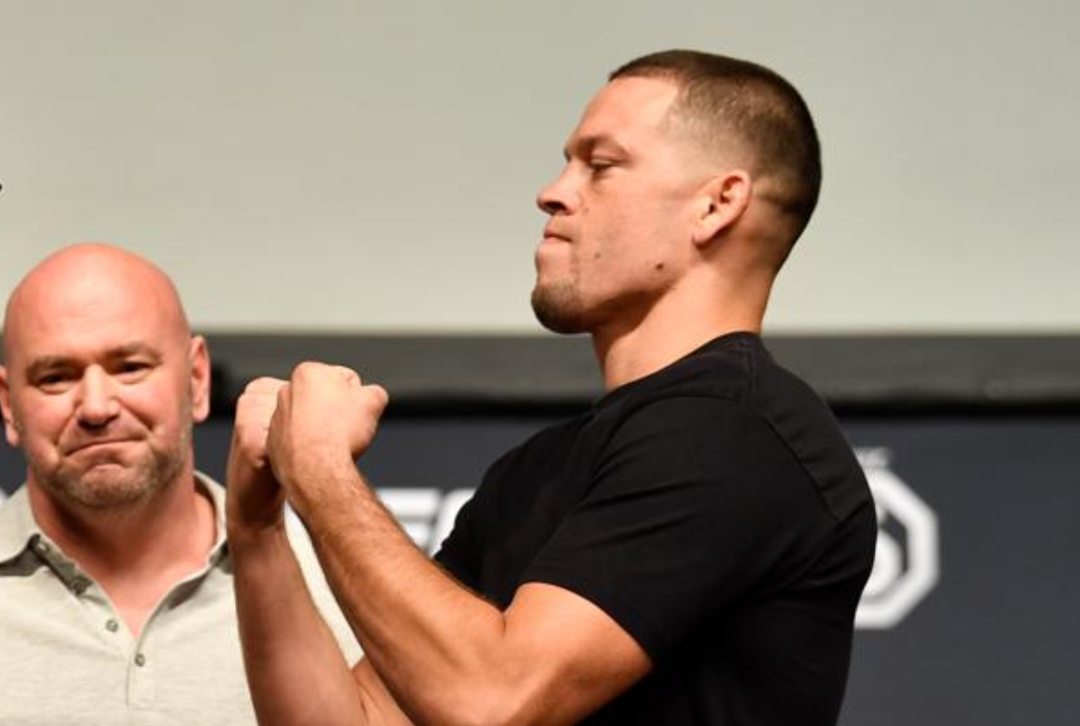 Nate Diaz and UFC CEO Dana White