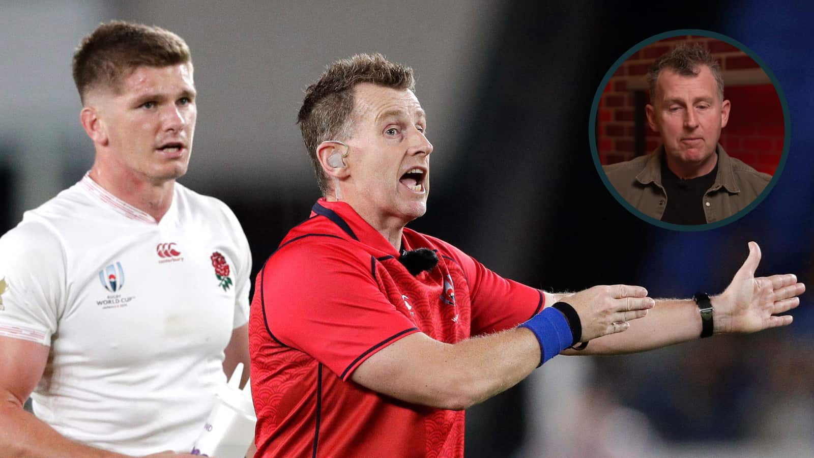 Nigel Owens refereed through the pain in the All Blacks' World Cup defeat to England