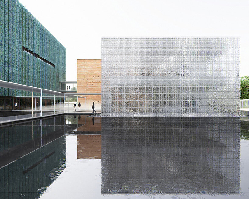 OPEN's 'shede culture museum' is shaped from rammed-earth, glass and bronze - 3
