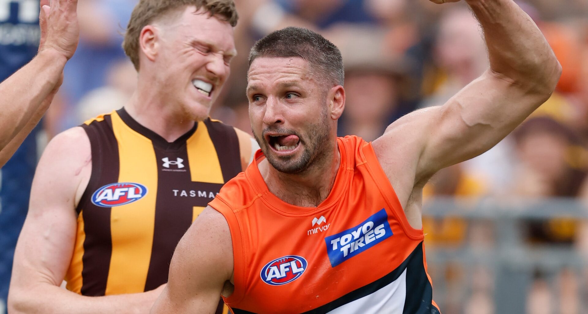 Injury-ravaged Giants pass pain to Hawks in Opening Round win