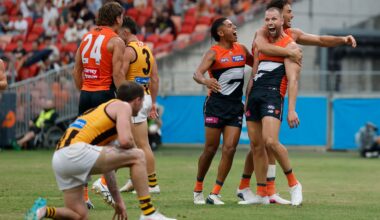 Mitchell rues Hawks' disappointing loss, Kingsley lauds Clarry's Giant debut
