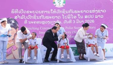 800,000 Lao children set to receive polio vaccine
