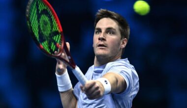 Henry Patten in the 2024 ATP Finals, Turin, Italy