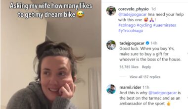 Tadej Pogačar shows up in random fan’s Instagram comments about Colnago dream bike