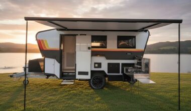 Prattline Launches $55K Low Tow caravan with rugged build and two-shell expanding design
