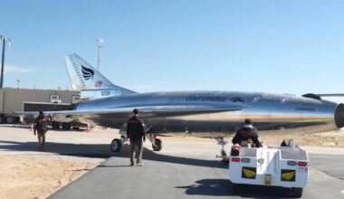 The Quarterhorse 2.1, looking fast even on the ground.