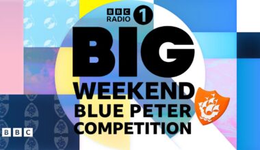Blue Peter Radio 1 Big Weekend Competition logo.