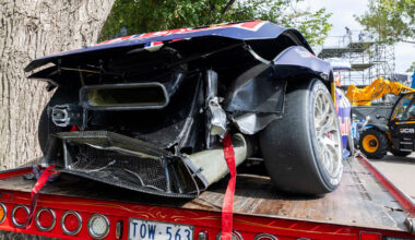 Triple Eight issues update on crashed Broc Feeney Supercar Mustang