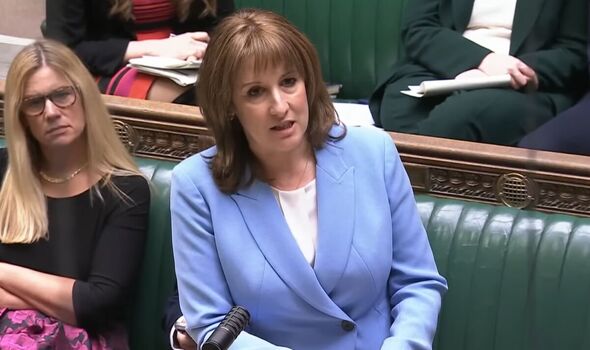 Chancellor Rachel Reeves speaking in Parliament