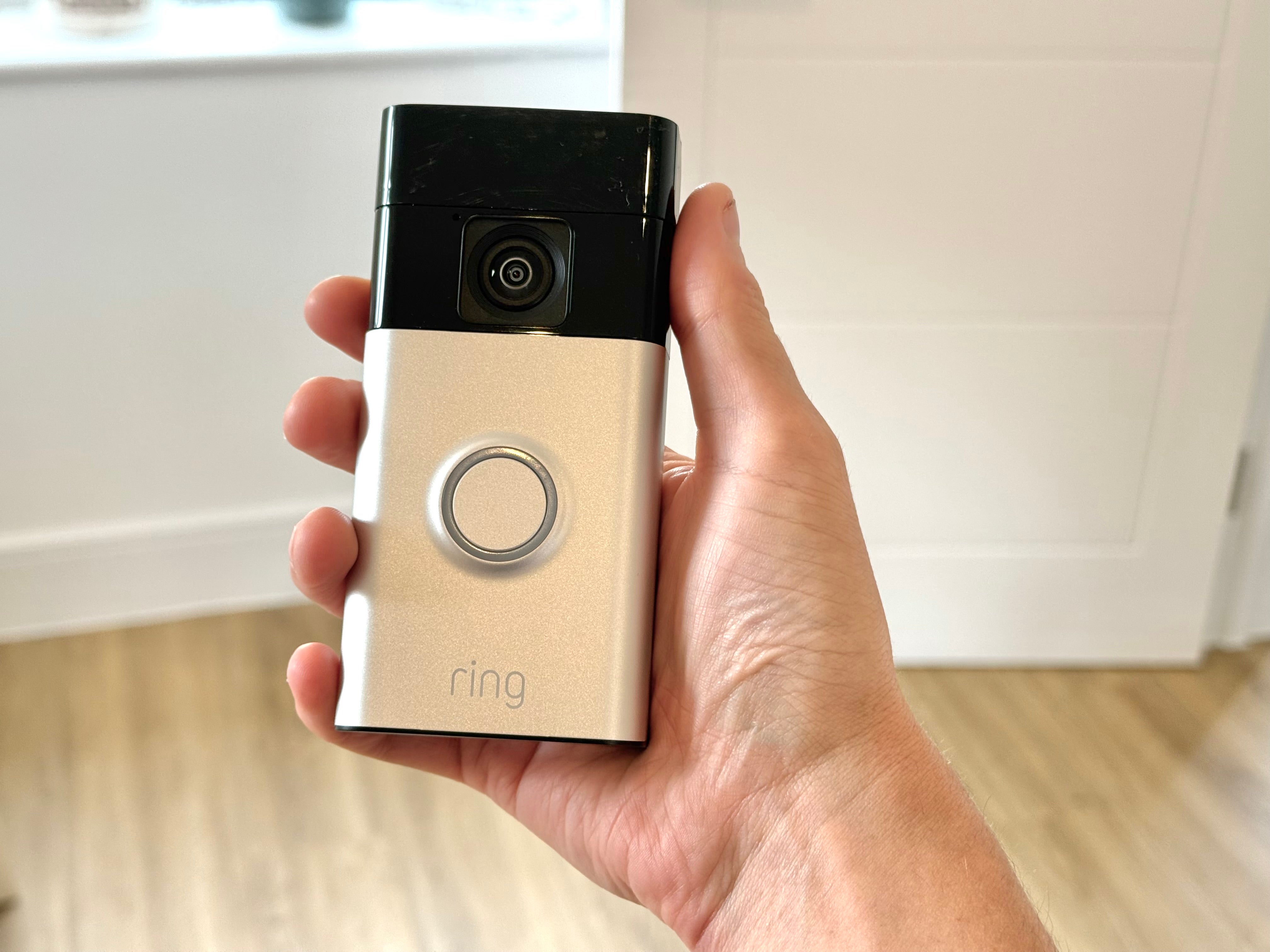 The entry-level Ring video doorbell looks much like every other model.