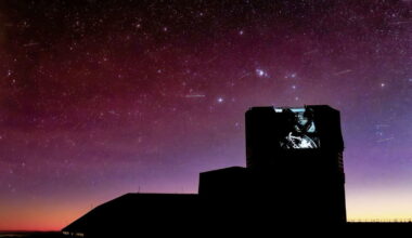 satellite mirrors twilight Rubin Observatory