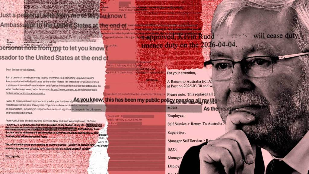 Departing US ambassador Rudd's email to embassy staff revealed