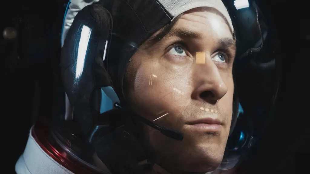 Ryan Gosling as Neil Armstrong in First Man