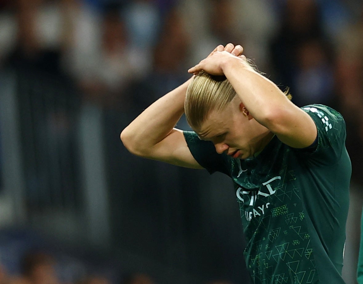 Erling Haaland’s Manchester City were one of two Premier League teams to be thrashed on Wednesday night