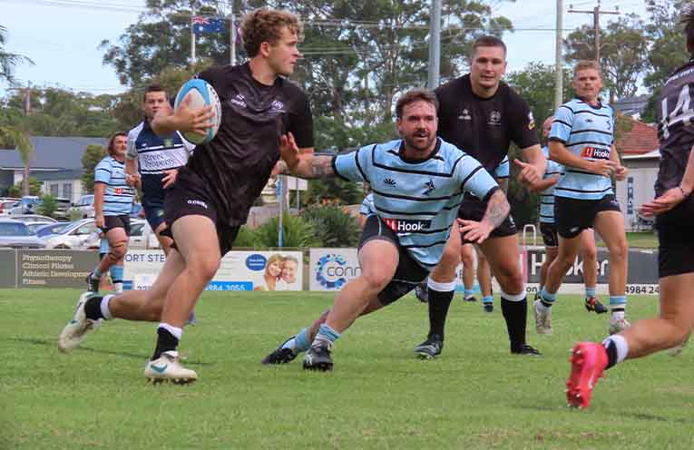 Nelson Bay Gropers slam Manly Savers 35-0 in rugby trial