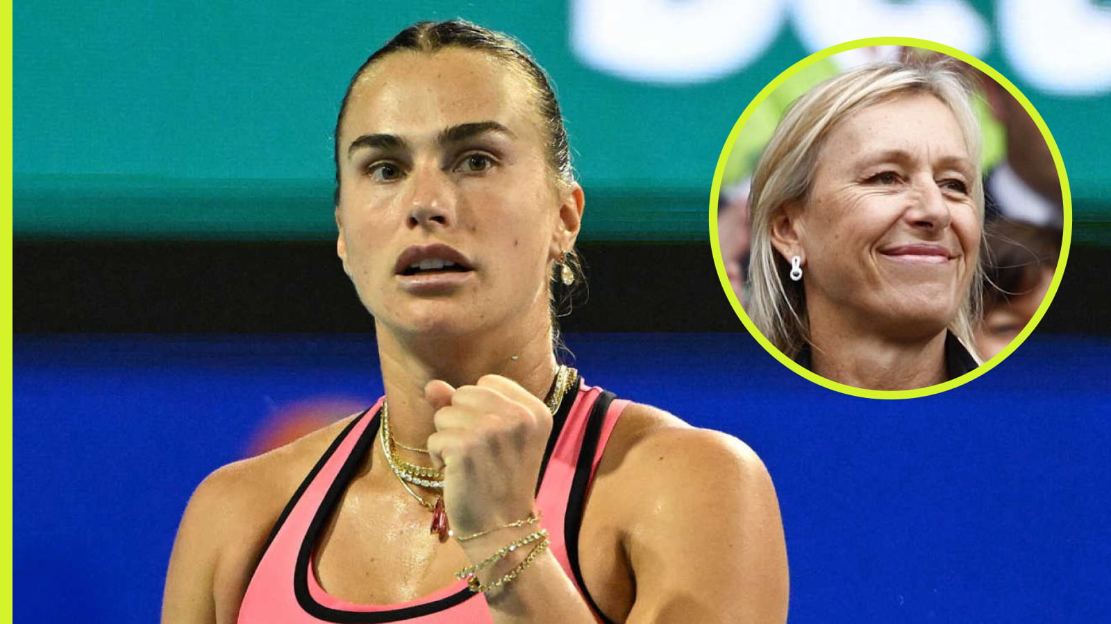 Aryna Sabalenka 'on the big front foot to the rest of the field' as Navratilova sends warning