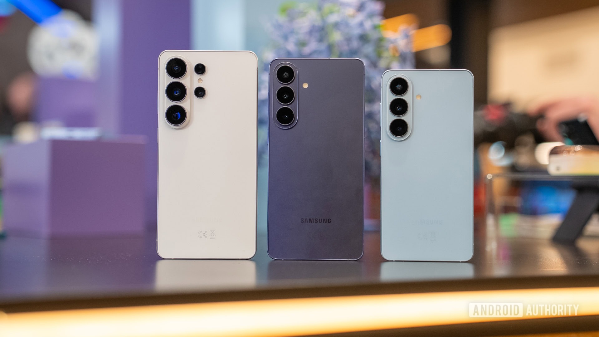 Samsung Galaxy S26 S26 Plus & S26 Ultra stood up