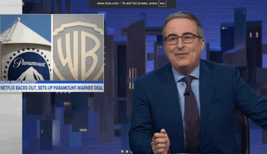 John Oliver on Paramount Buying Warner Bros. Monologue