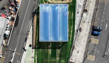 New Tassie cricket stadium roof test rig ready to bowl