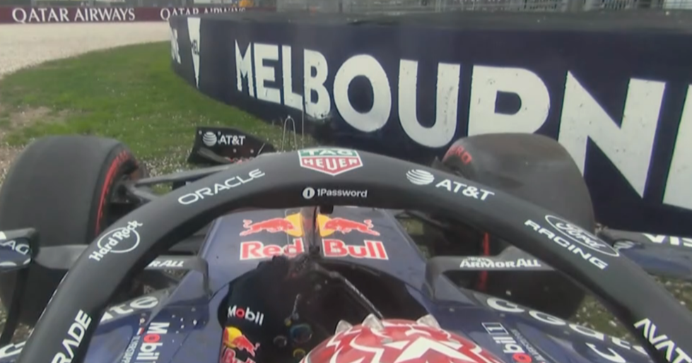 Max Verstappen suffers shock crash in Australian GP qualifying