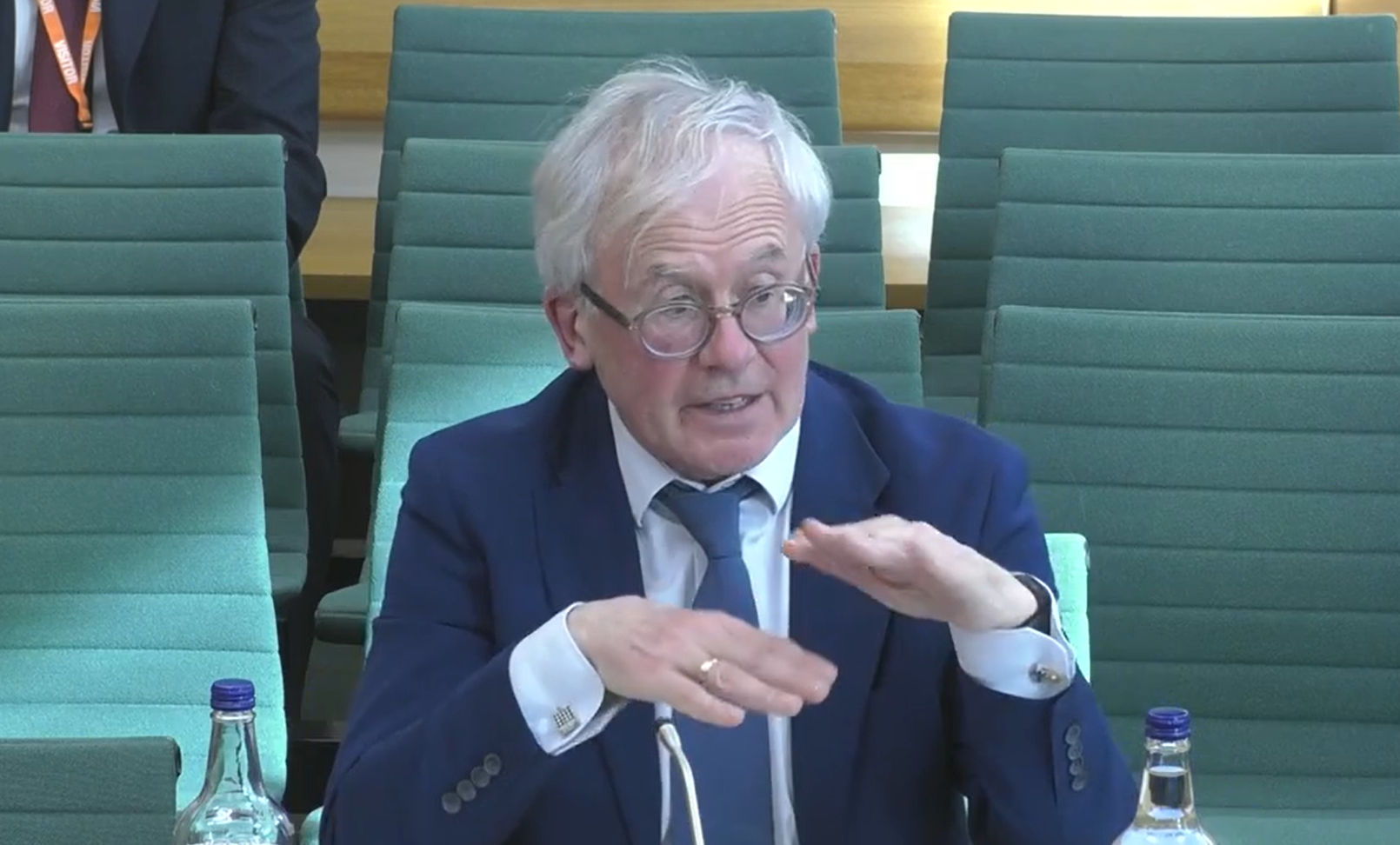 Professor David Miles of the OBR gives evidence to MPs