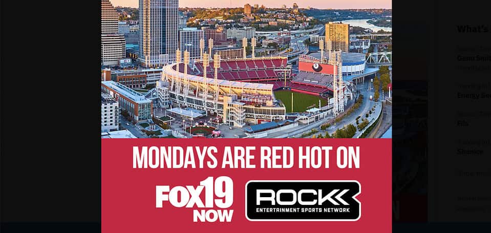 Cincinnati Reds, Gray Media Will Bring 10 Free Over-the-Air Games to WXIX FOX19 This Season – Sports Video Group