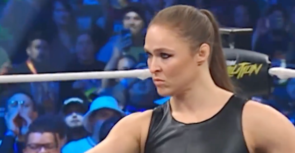 Video: Ronda Rousey makes pro wrestling return at AEW Revolution