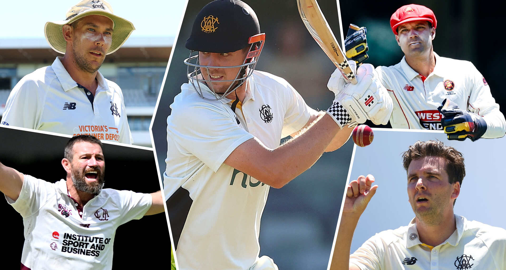 All the Sheffield Shield squads for round ten