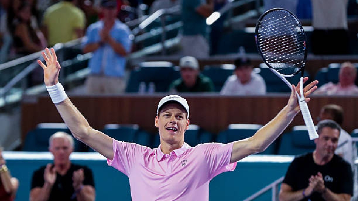 Sinner, the tennis player who has needed the fewest matches to reach 75 victories in Masters 1000. Photo: Gettyimages