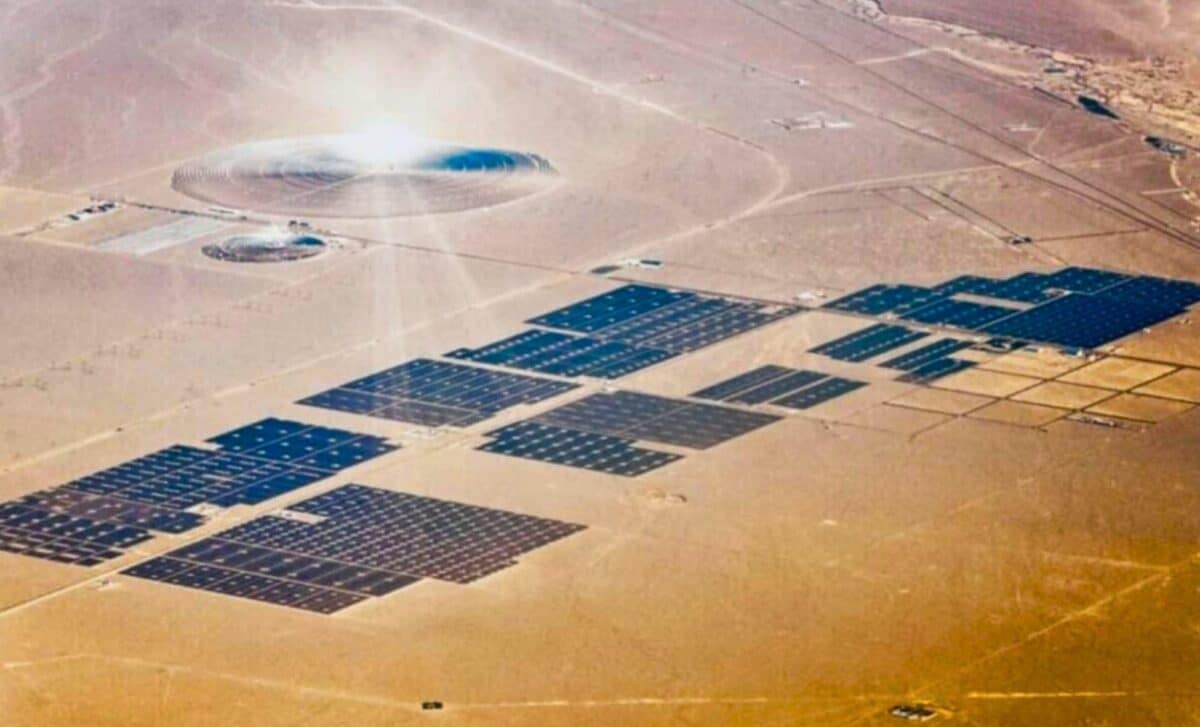Something Unusual Is Happening Beneath China’s Massive Desert Solar Panels