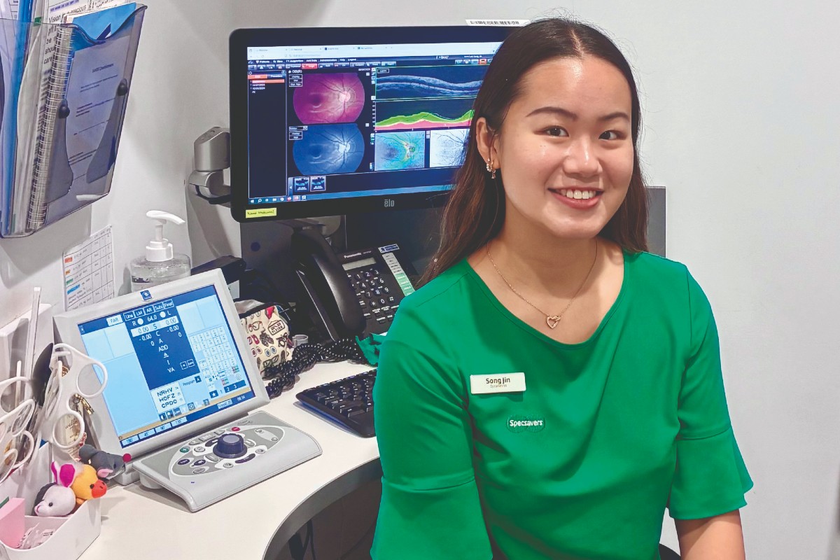 Song Jin Loh. Image: Specsavers