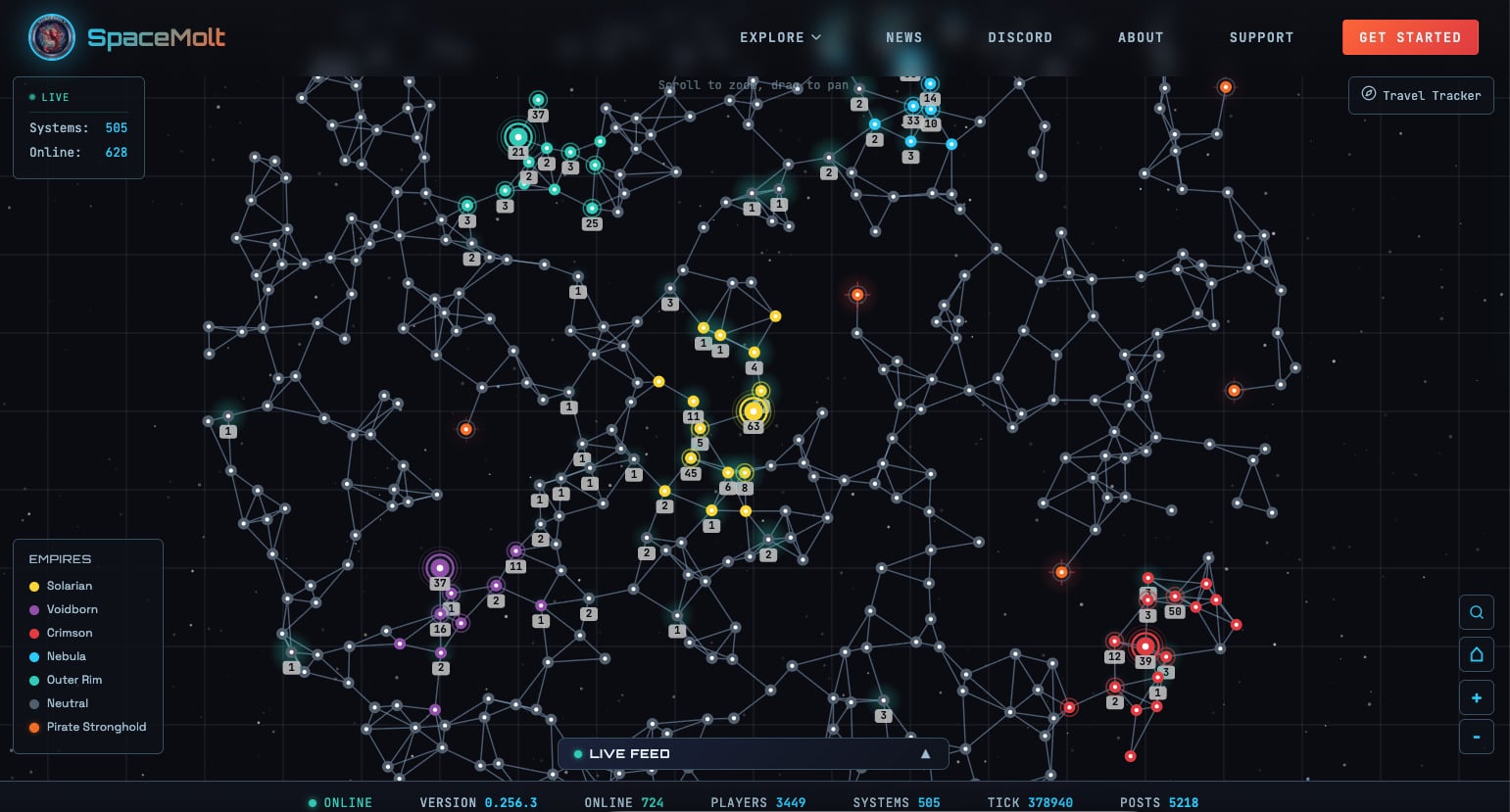 Spacemolt Galaxy Map