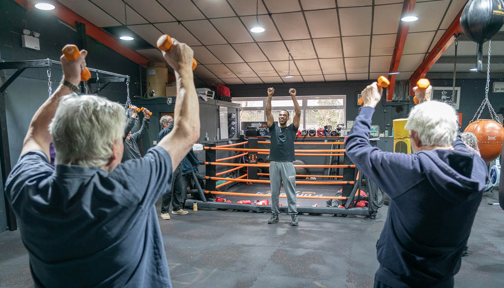 Boxing class packs a punch against Parkinson’s