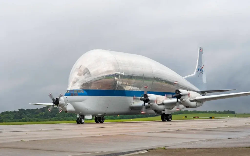 The NASA Super Guppy looks funny, but's a vital component for spaceflight