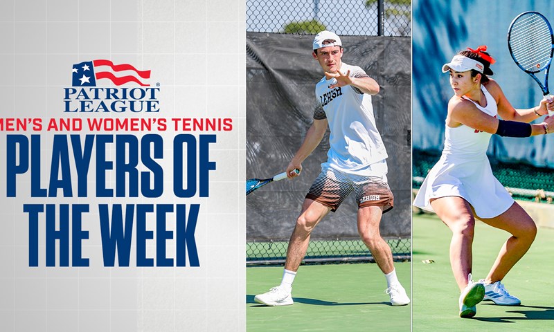 Patriot League Announces Men’s and Women’s Tennis Players of the Week (3.31.26)