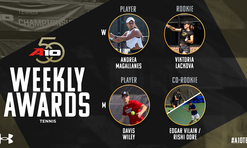 Wiley Earns Third Consecutive Under Armour Men’s Tennis Weekly Recognition as George Mason, Dayton Share Rookie Accolades; VCU Sweeps Women’s Honors