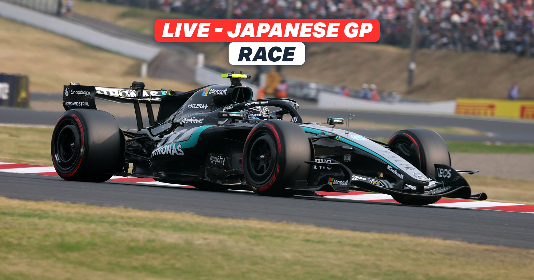 LIVE: 2026 F1 Japanese Grand Prix - Antonelli wins as Bearman walks away from monster crash