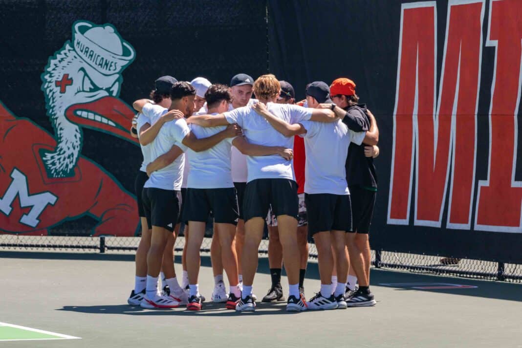 Canes Men’s Tennis remains winless in ACC play