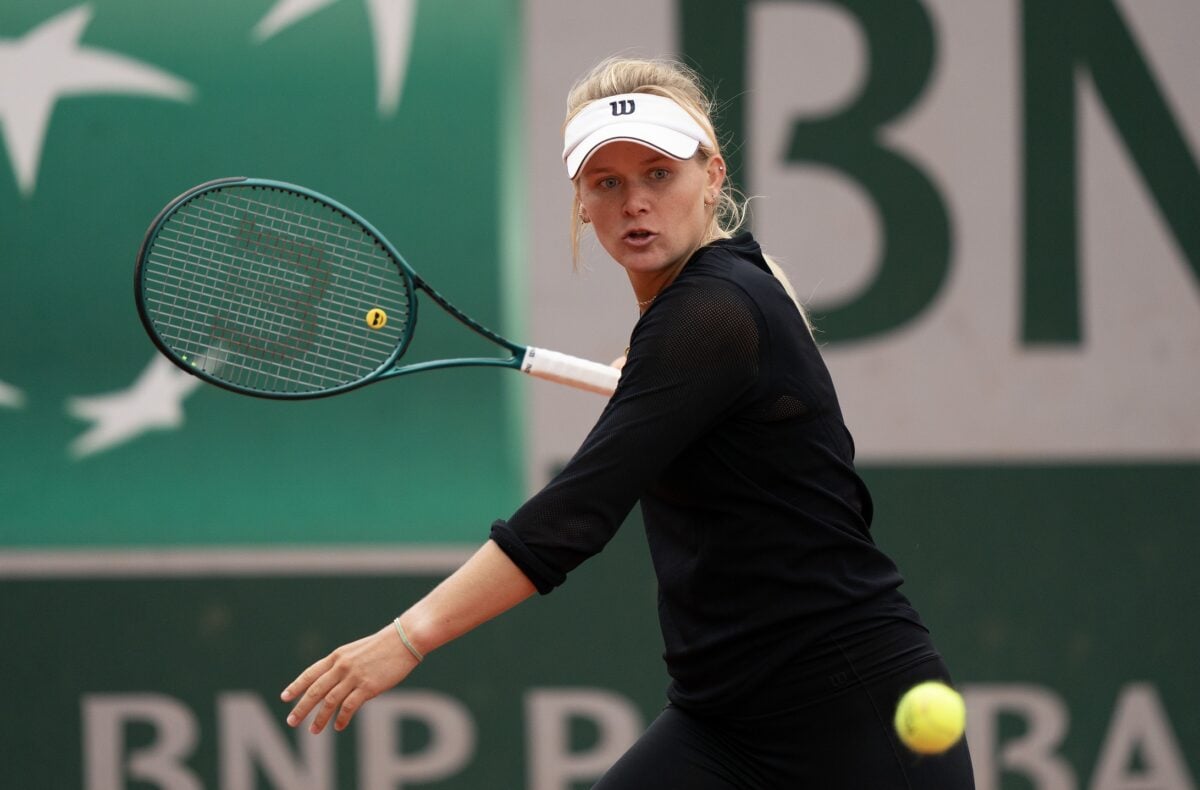 Peyton Stearns in action ahead of the WTA Austin Open.