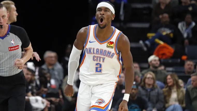 Shai Gilgeous-Alexander 11142025 Oklahoma City Thunder guard Shai Gilgeous-Alexander