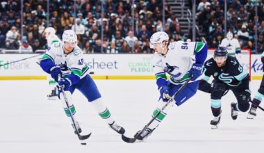Elias Pettersson rides the pine in Canucks’ 5-1 loss to Kraken