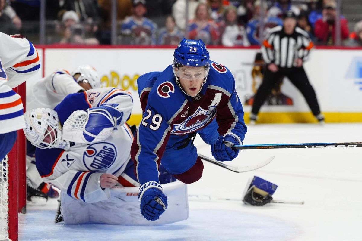 NHL rescinds major penalty given to Avalanche’s Nathan MacKinnon against Oilers