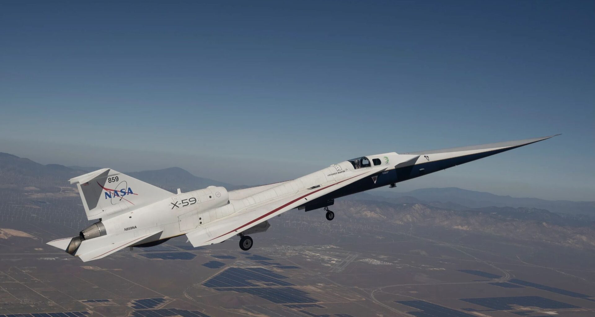 2nd-ever test flight of NASA's 'quiet' X-59 supersonic jet cut short by glitch