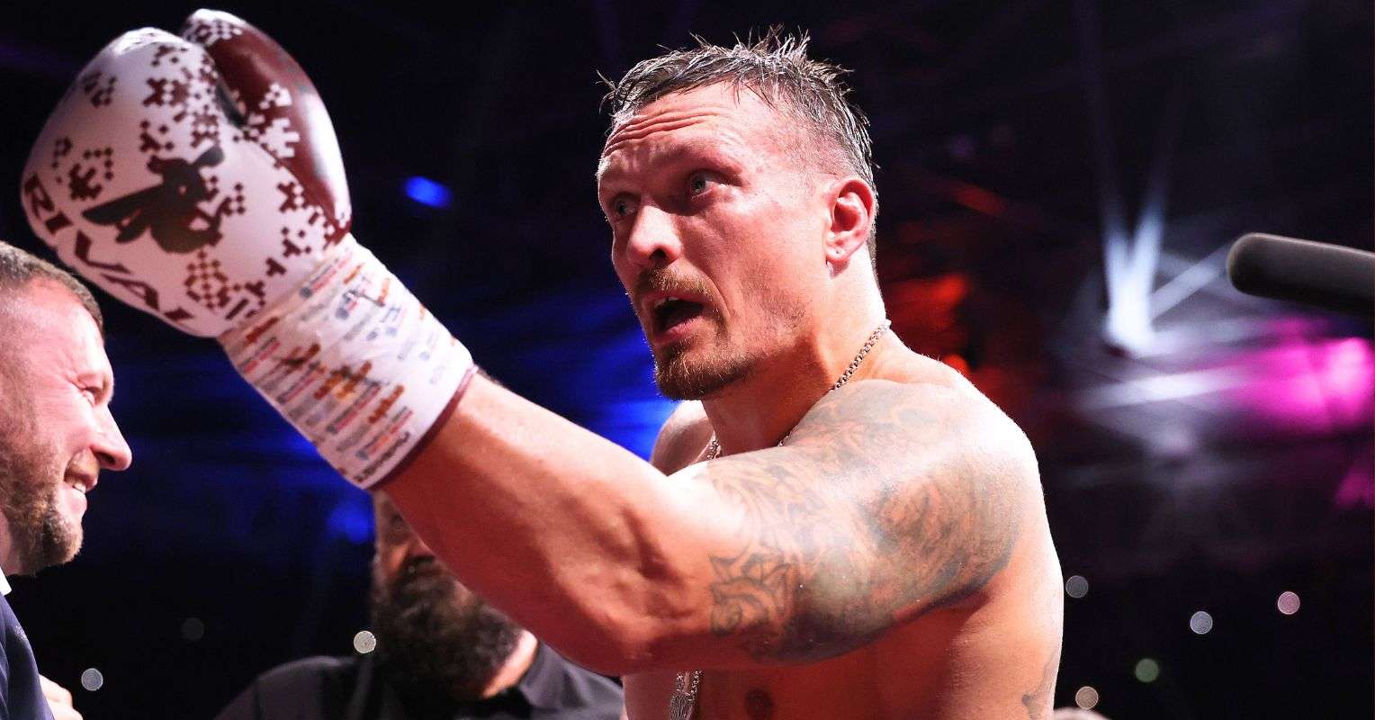 Oleksandr Usyk names the heavyweight fight he wants after Rico Verhoeven