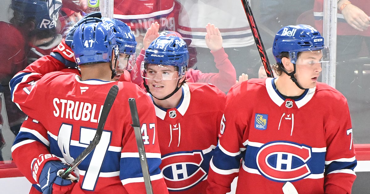 Cole Caufield scores twice as Montreal Canadiens crush Washington Capitals